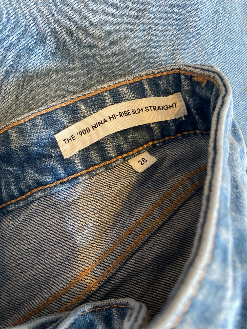 Denim Forum The 90s Nina Hi-Rise Straight Jeans - Picture 7 of 7